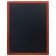 American Metalcraft WBUM70 26 1/4" x 34 1/8" Large Write On Securit Wall Board with Mahogany Frame