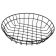 American Metalcraft WIB100 Black 10" Round Wire Basket