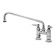 T&S Brass B-0225 - 12-Inch Deck Mounted Double Pantry Faucet