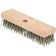 Carlisle 3619100 Brown 10 Inch Flo-Pac Hardwood Block Baseboard Scrub Brush With DuPont Tynex Nylon Bristles Without Handle
