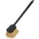 Carlisle 36505L00 Black 20 Inch Sparta Plastic Block Utility Scrub Brush With 2 Inch Polypropylene Bristles