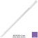 Carlisle 40216EC68 Purple 48" Long Sparta Natural Aluminum Handle With Color-Coded 3/4" Threaded Tip and Color-Coded Cap With Hanging Hole
