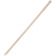 Carlisle 40225EC25 Tan 60 Inch Sparta Fiberglass Broom Handle With 3/4" ACME Threaded Tip