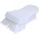 Carlisle 40521EC02 White 6 Inch Sparta Plastic Cutting Board Brush With 1 3/20 Inch Polyester Bristles And Hanging Hole