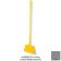 Carlisle 41082EC23 Gray 56" Long Sparta Duo-Sweep Flagged Polyester Bristle Upright Angled Head Broom With Hanging Hole