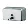 Continental H333SS Stainless Steel Rectangular Wall Mount Horizontal Tank-Type All-Purpose Soap Dispenser, 40 oz Capacity