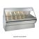 Alto-Shaam EC2SYS-72/PR-SS 72" Stainless Steel Right Side Self Service Heated Display Case With Base And Angled Glass, 120V/208-240V