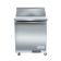 Empura E-KSP29 28.9" Stainless Steel Sandwich/Salad Table Refrigerator With 1 Solid Door, 8 Pans And 11" Cutting Board - 7 Cu Ft, 115 Volts