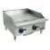 Globe C24GG Chefmate Economy 24” Wide Gas Countertop Griddle With Two Burners And Manual Controls - 60,000 BTU