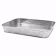 Tablecraft GPSS120 12" x 9" x 1 1/2" Brickhouse Silver Rectangular Stainless Steel Serving Platter