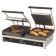 Star GX20IS Dual 10" x 10" Grill Express Heavy Duty Smooth Top & Bottom Panini Grill - 208-220V
