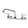 Krowne 12-806L Silver Series Low Lead Wall Mount Faucet With 6" Swing Spout, 8" Centers