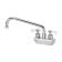 Krowne 14-410L Royal Series Low Lead Wall Mount Faucet With 10" Swing Spout, 4" Centers