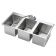 Krowne HS-3819 36" Wide Triple Bowl Drop-In Stainless Steel Three Compartment Sink with Swing Faucet and 10" Deep Bowls, Drains Included
