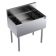 Krowne KR19-30-10 30"W x 19"D Underbar Ice Bin with 10 Circuit Cold Plate- 92 lbs. Ice Capacity