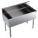Krowne KR19-42-10 42"W x 19"D Underbar Ice Bin with 10 Circuit Cold Plate - 129 lbs. Ice Capacity