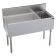 Krowne KR19-M42L-10 42"W x 19"D Underbar Multi-Station with 10 Circuit Cold Plate Ice Bin and Insulated Bottle Section