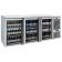 Krowne BS84R 84" Back Bar Storage Cabinet with Self-Contained Refrigeration on Right