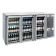 Krowne NS72R 72" Narrow Door Back Bar Storage Cabinet with Self-Contained Refrigeration on Right