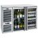 Krowne NS52L 52" Narrow Door Back Bar Storage Cabinet with Self-Contained Refrigeration on Left