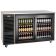 Krowne SD60L 60" Stainless Steel Back Bar Cooler, 2 Glass Sliding Doors With Self Contained Refrigeration On Left