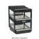 Nemco 6480-18-B Black 18" Horizontal Double Shelf Merchandiser - 120V