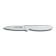 Dexter Russell 31611 3" Basics Series Tapered Point Paring Knife with High-Carbon Steel Blade and White Handle