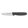 Dexter Russell 31611B 3" Basics Series Tapered Point Paring Knife with High-Carbon Steel Blade and Black Handle 