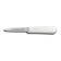 Dexter Russell 10443 3" Sani-Safe Clam Knife with High-Carbon Steel Blade and White Handle