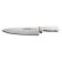 Dexter Russell 12433 10" Sani-Safe Cook's Knife with High-Carbon Steel Blade and White Handle