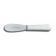 Dexter Russell 18213 3.5" Sani-Safe Scalloped Sandwich Spreader with White Handle