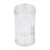 American Metalcraft SAN300 12 oz 3" Diameter Clear SAN Plastic Straight Fluted Shaker Base Only