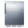 Summit VT65ML7BISSTB 33.5" x 23.63" x 23.5" Stainless   Steel White Medical Built-in or Freestanding Freezer - 3.5 Cu. Ft,   115 Volts