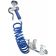 T&S Brass PG-8WREV Wall-Mount 8 Inch Centers Pet Grooming Faucet With Vacuum Breaker And Lever Handles And 9 ft Coiled Hose And PG-35AV Blue Lightweight Aluminum Spray Valve