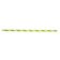 Tablecraft 100116 7-3/4" Unwrapped Green Striped Paper Straws