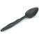 Vollrath 5284220 Black 13-1/4" High-Temperature Nylon Solid Serving Spoon