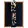 American Metalcraft WBWTE6080 31 1/2" x 23 5/8" x 23 3/4" Securit Write On Wall Board with Natural Wood Frame