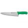 Winco KWP-100G Stäl 10" Chef's Knife with Green Handle