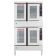 Blodgett ZEPH-200-E DBL_208/60/3 Double Deck Full Size Bakery Depth Electric Convection Oven - 208V, 22kW