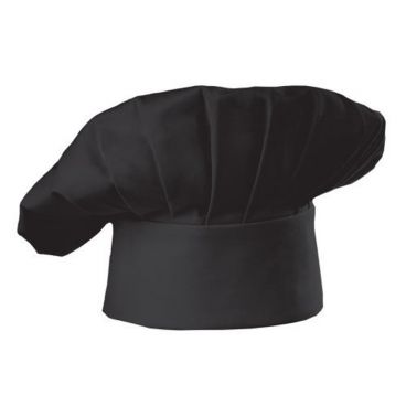 Uncommon Threads 0150-0100 Black Twill Chef Hat, One Size Fits Most