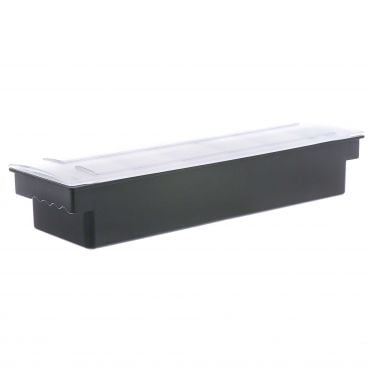 Tablecraft 102 6 Compartment Black Plastic Condiment Holder