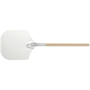 Chef Approved PZ-2512 26" Long 12" x 14" Aluminum Blade Pizza Peel With Wood Handle