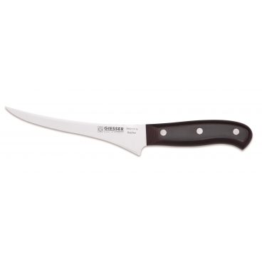 Matfer 181921 6 3/4" Giesser Messer Premiumcut Fillet Knife with Micarta Handle