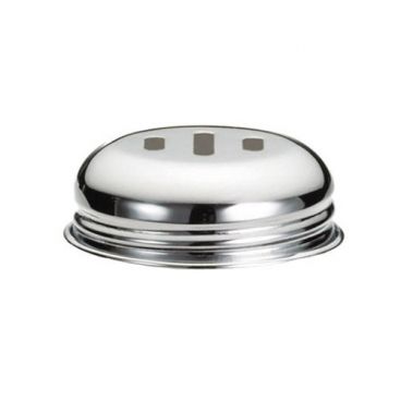 Tablecraft 260ST Chrome Plated Slotted Shaker Lids