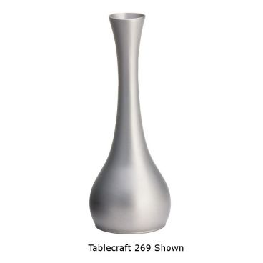 Tablecraft 270 7" Chrome Flower Vase