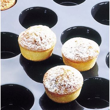 Matfer 336019 2 3/4" 24 Count Flexipan Muffin / Cupcake Mold