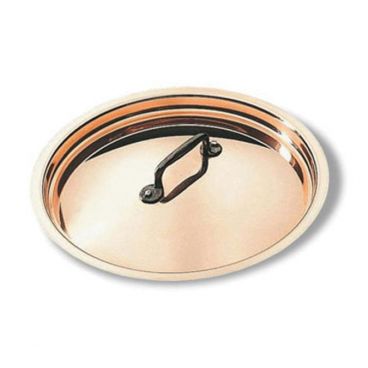 Matfer 365012 4 3/4" Copper Lid with Stainless Steel Lining