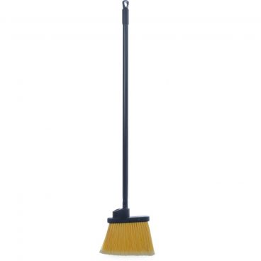 Carlisle 3686100 Black Duo Sweep 36" Lobby Angle Broom with Flare Polypropylene Bristles