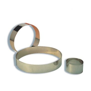 Matfer 371409 8 3/4" Stainless Steel Mousse Mold Ring