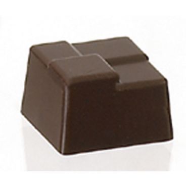 Matfer 380112 1" Wickerwork Square Sweets Chocolate Mold